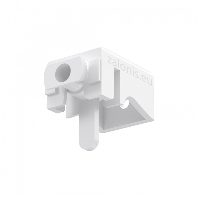 LEVERLOCK CURTAIN RAIL BRACKET / WHITE